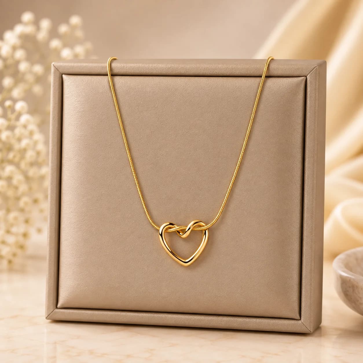 Celeste Infinity Heart Necklace by Soni De Nakhre